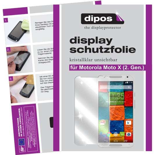6x Schutzfolie klar für Moto X (2. Gen.) Motorola  (1)