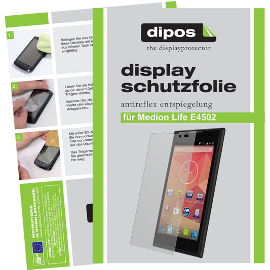 2x Schutzfolie matt für Life E4502 Medion Display- (1)