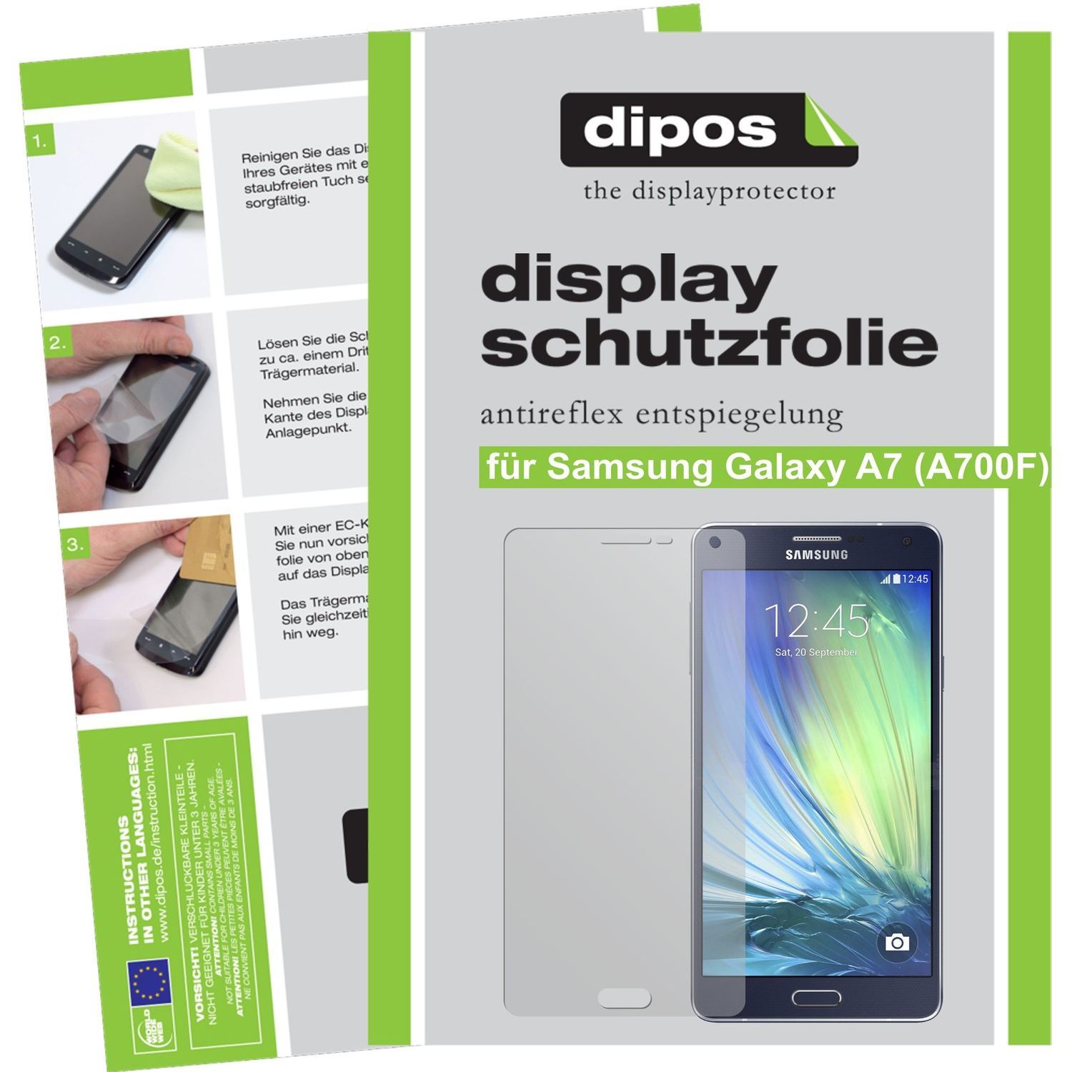 2x Schutzfolie matt für Galaxy A7 (SM-700) Samsung (1)