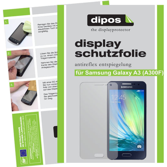 2x Schutzfolie matt für Galaxy A3 A300F Samsung Di (1)