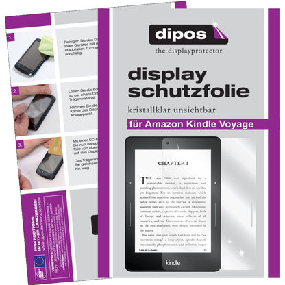 2x Schutzfolie klar für kindle voyage Amazon Displ (1)