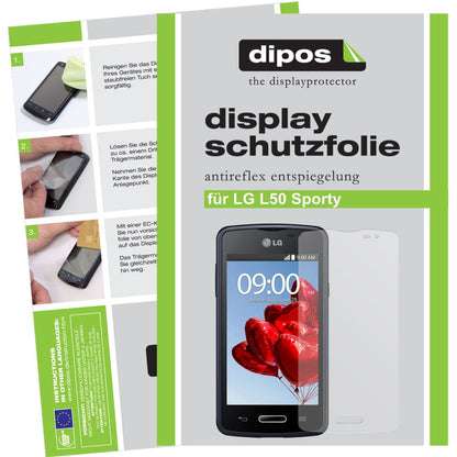 2x Schutzfolie matt für L50 Sporty LG Display-Schu (1)