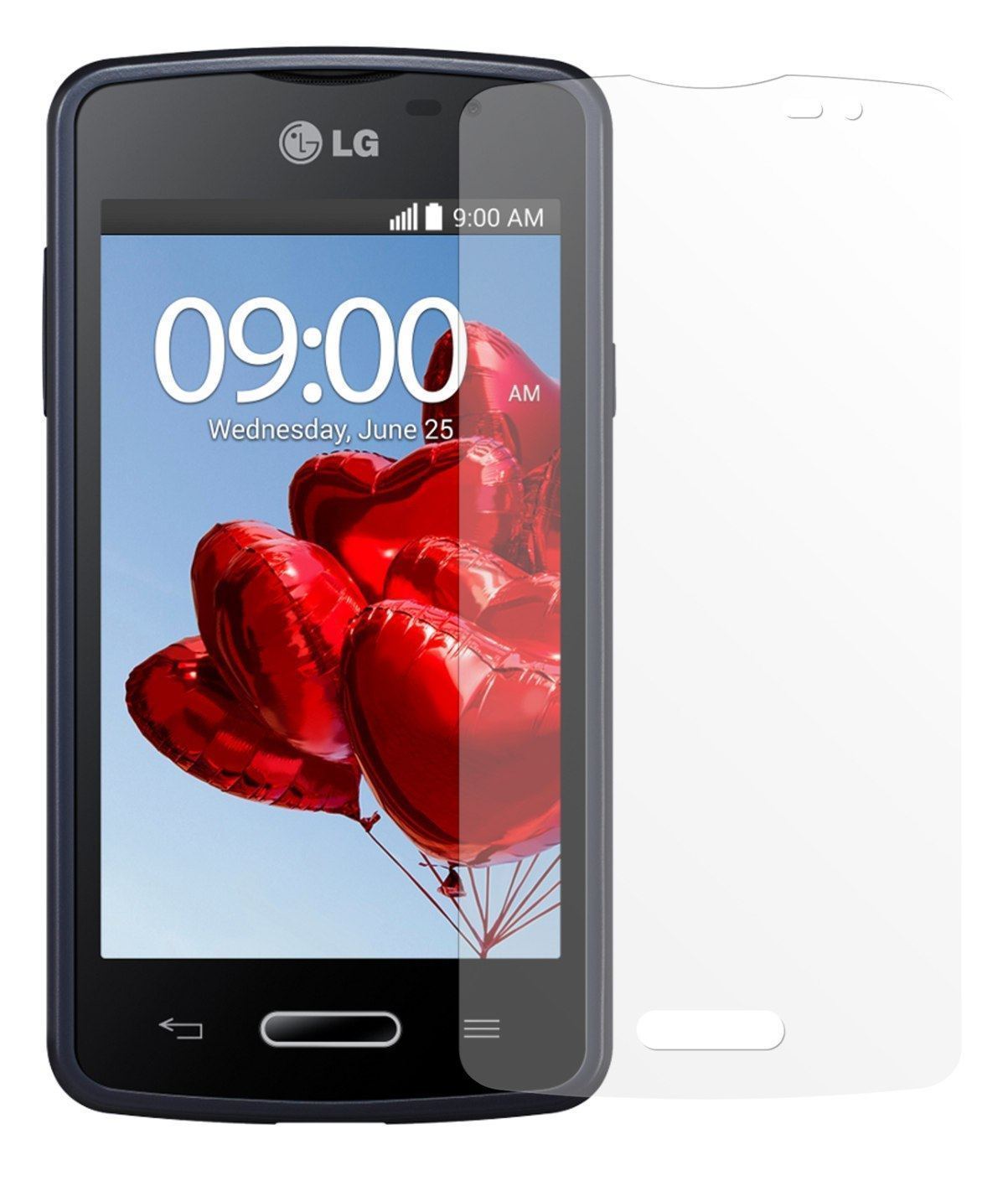 2x Schutzfolie matt für L50 Sporty LG Display-Schu (2)