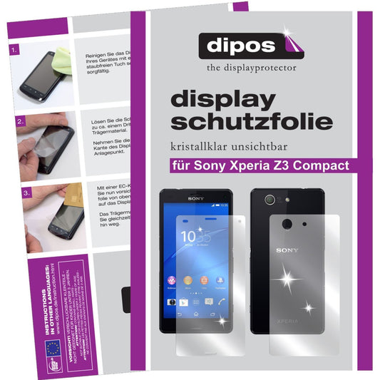 6x Schutzfolie klar für Xperia Z3 Compact Sony Dis (1)