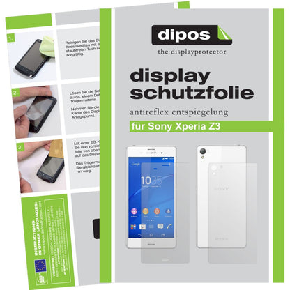 6x Schutzfolie matt für Xperia Z3 Sony Display-Sch (1)
