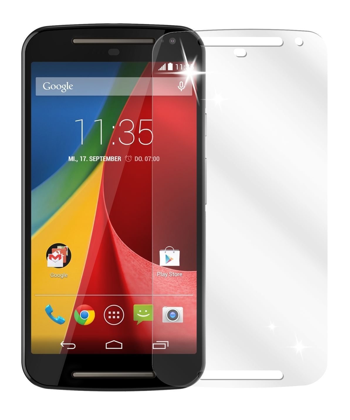 6x Schutzfolie klar für Moto G 2.Generation Motoro (2)