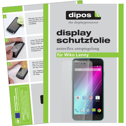 2x Schutzfolie matt für Lenny Wiko Display-Schutzf (1)