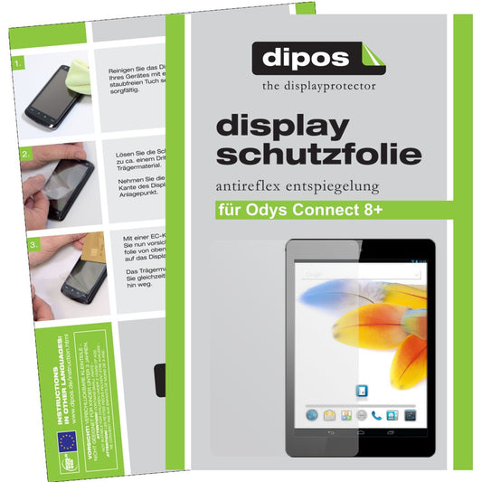 2x Schutzfolie matt für Connect 8+ 7,9 Zoll Odys D (1)