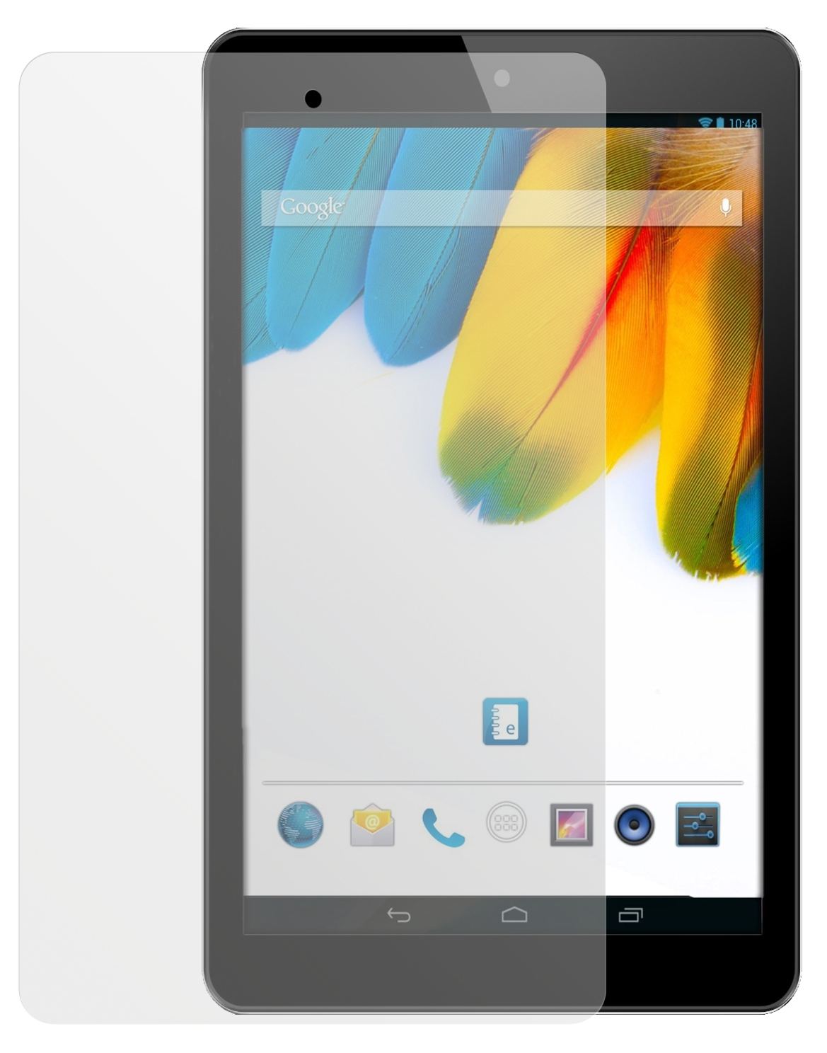 2x Schutzfolie matt für Connect 7 / 7 Pro Odys Dis (2)