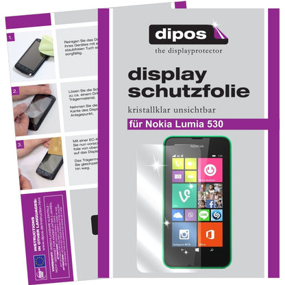 6x Schutzfolie klar für Lumia 530 Nokia Display-Sc (1)