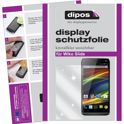 6x Schutzfolie klar für Slide Wiko Display-Schutzf (1)