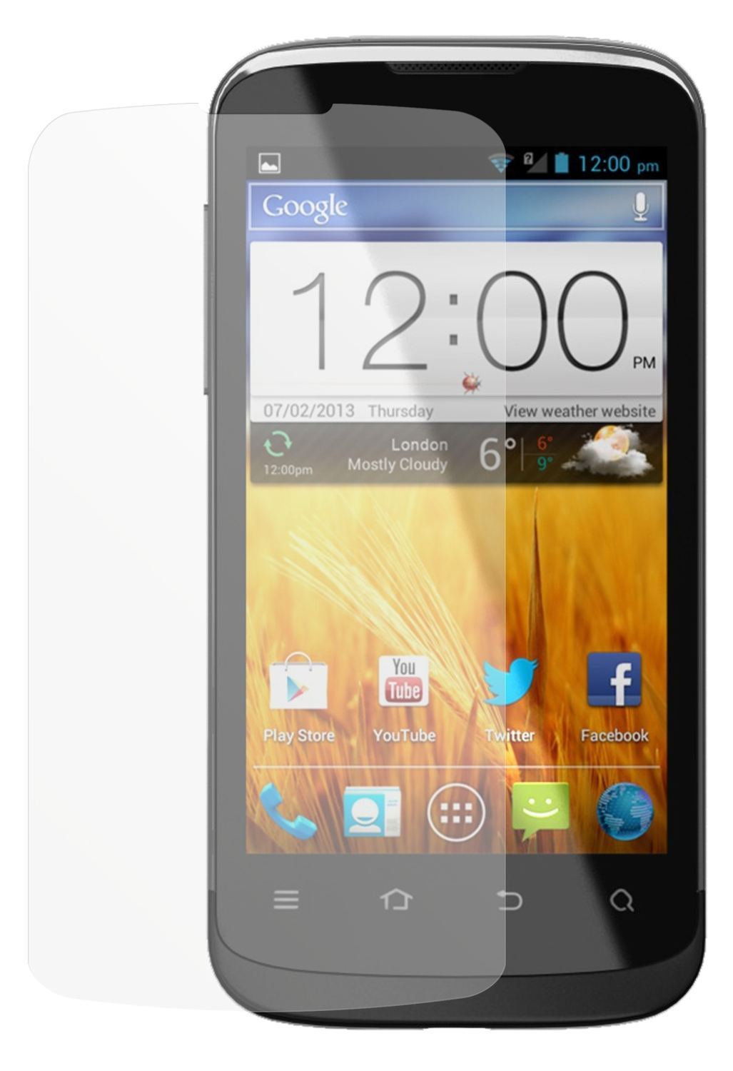 6x Schutzfolie matt für Blade 3 ZTE Display-Schutz (2)