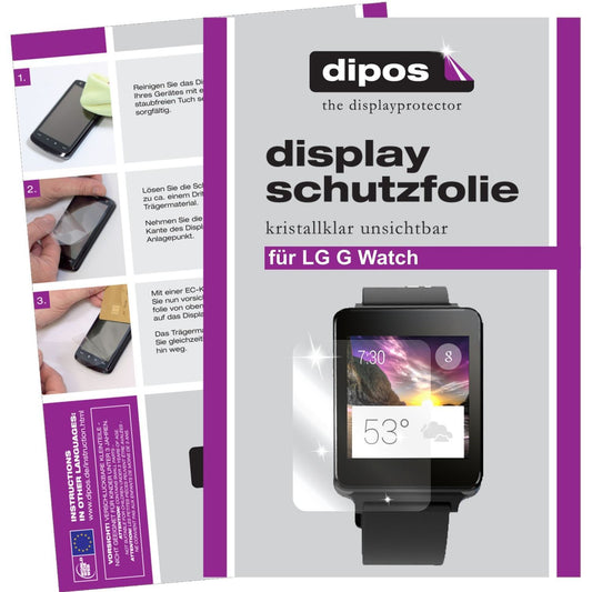 6x Schutzfolie klar für G Watch LG Display-Schutzf (1)