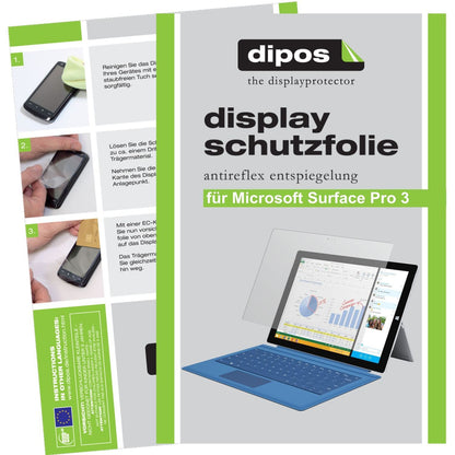 2x Schutzfolie matt für Surface Pro 3 Microsoft Di (1)