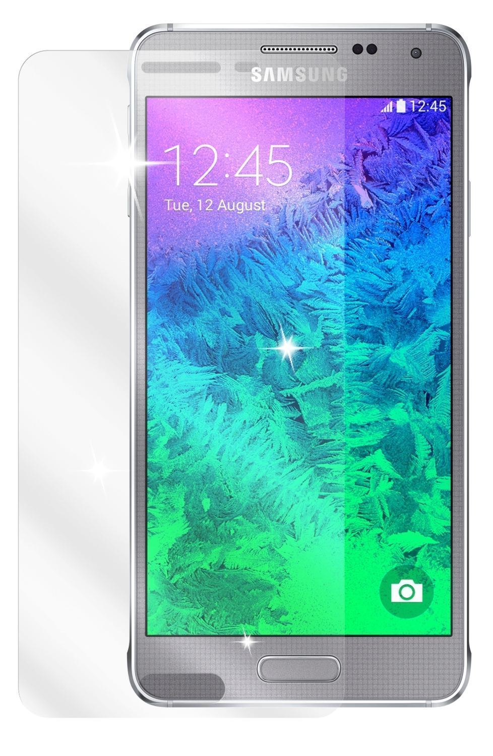 6x Schutzfolie klar für Galaxy Alpha Samsung Displ (2)