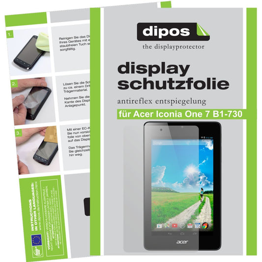 3x Schutzfolie matt für Iconia One 7 B1-730 Acer D (1)