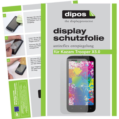 2x Schutzfolie matt für Trooper X5.0 Kazam Display (1)