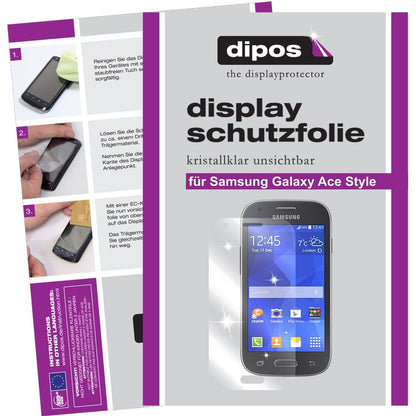 2x Schutzfolie klar für Galaxy Ace Style Samsung D (1)