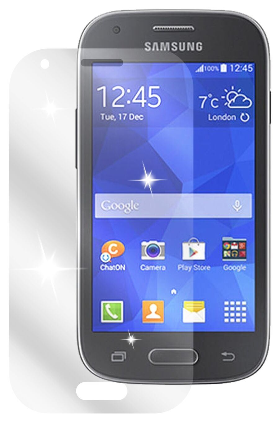 2x Schutzfolie klar für Galaxy Ace Style Samsung D (2)