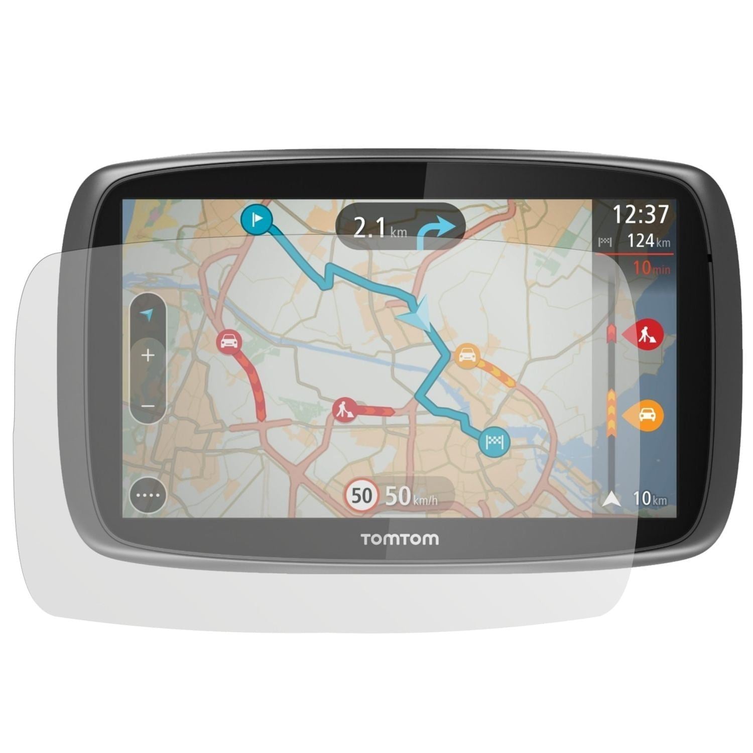 3x Schutzfolie matt für Go 500 TomTom Display-Schu (2)