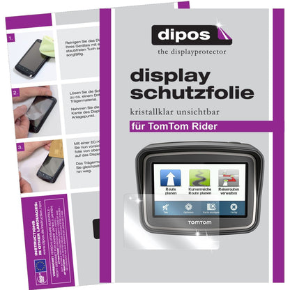 3x Schutzfolie klar für Rider v4 TomTom Display-Sc (1)