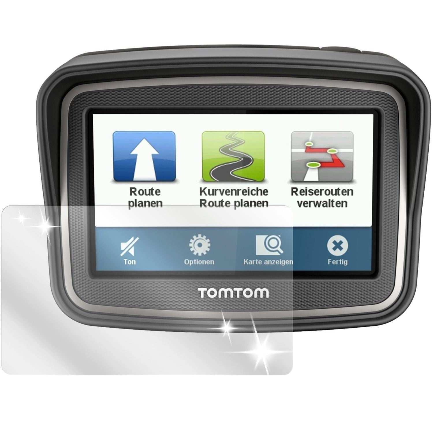 3x Schutzfolie klar für Rider v4 TomTom Display-Sc (2)