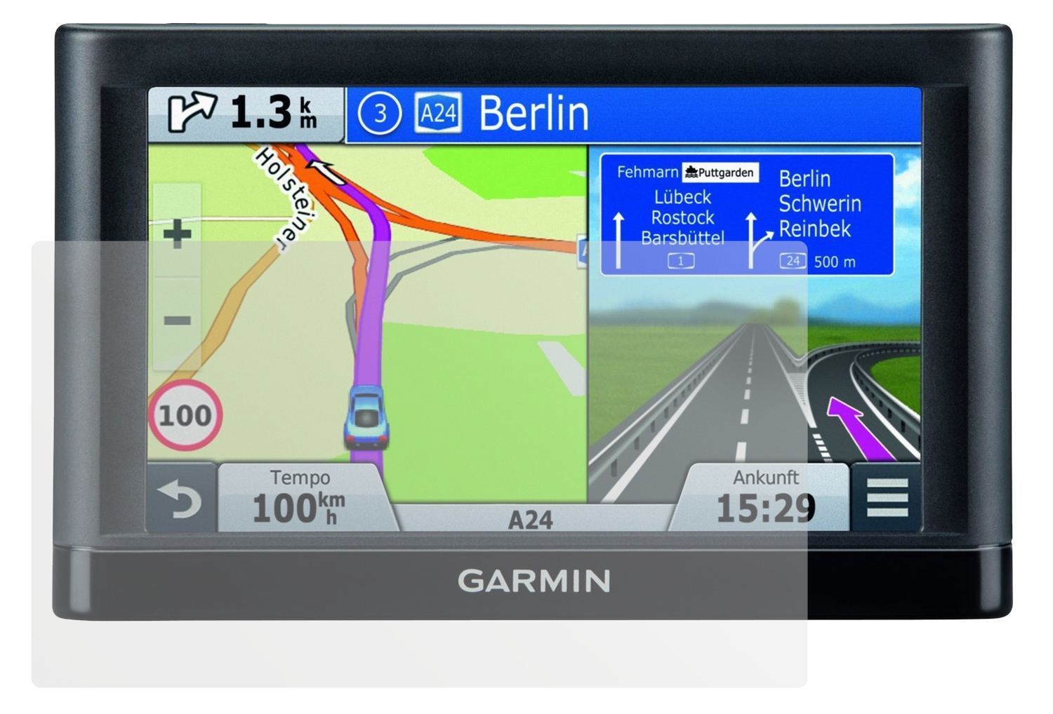 3x Schutzfolie matt für Nüvi 65 / Nüvi 66 Garmin D (2)