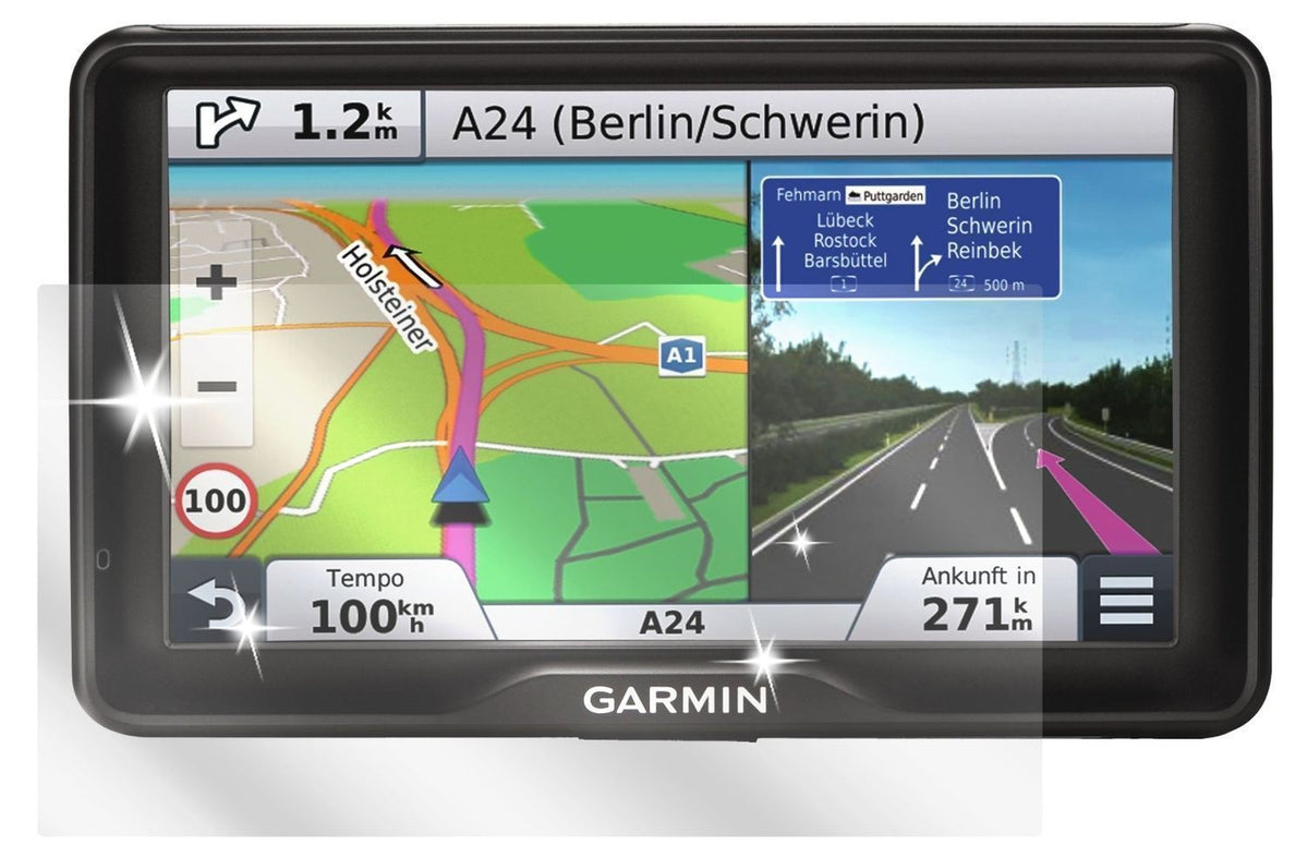 3x Schutzfolie klar für Nüvi 2797 Garmin Display-S (2)
