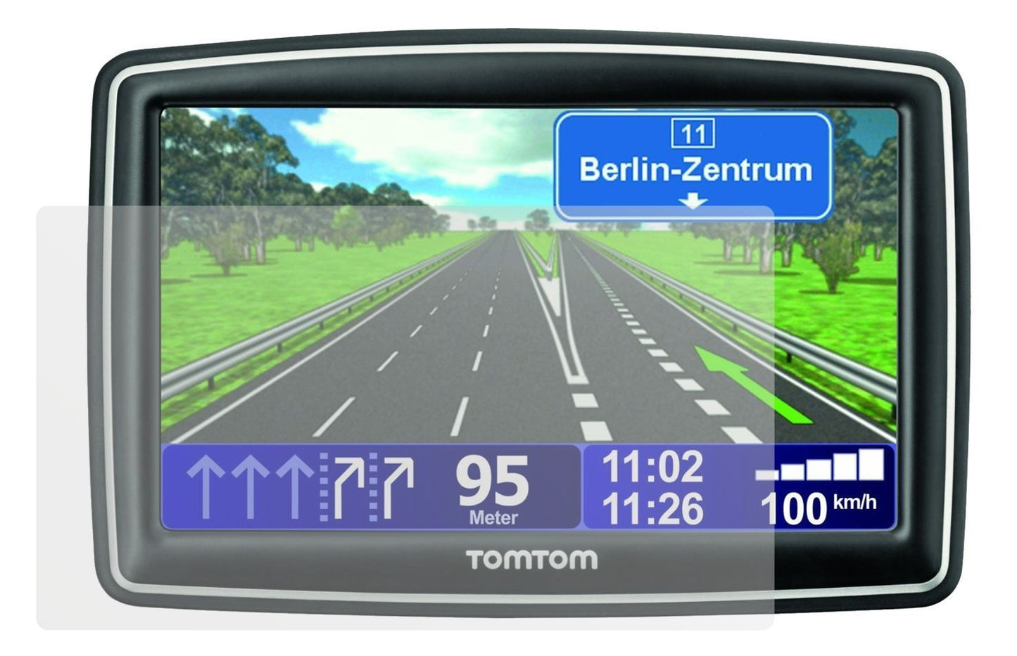 3x Schutzfolie matt für XXL IQ TomTom Display-Schu (2)