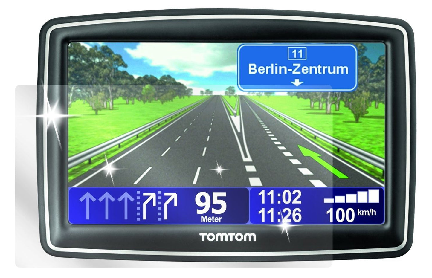 3x Schutzfolie klar für XXL IQ TomTom Display-Schu (2)