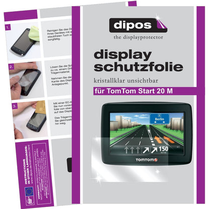 3x Schutzfolie klar für Start 20 M TomTom Display- (1)