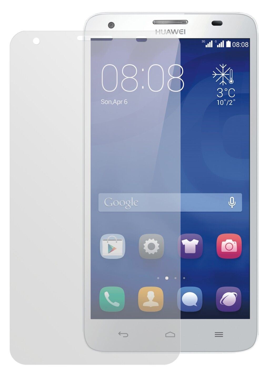 2x Schutzfolie matt für Ascend G750 Huawei Display (2)