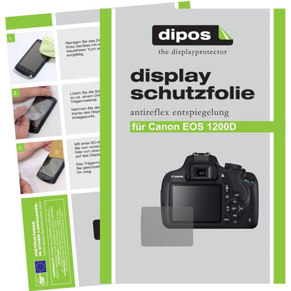6x Schutzfolie matt für EOS 1200D Canon Display-Sc (1)