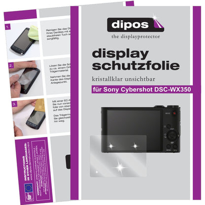 6x Schutzfolie klar für Cybershot DSC WX350 Sony D (1)