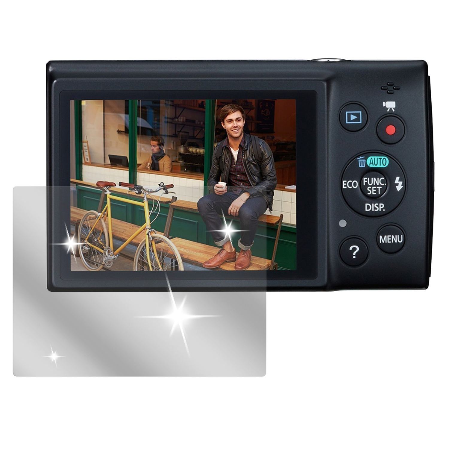 6x Schutzfolie klar für IXUS 155 Canon Display-Sch (2)