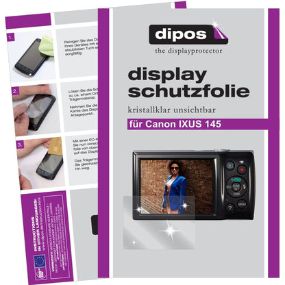 6x Schutzfolie klar für IXUS 145 Canon Display-Sch (1)