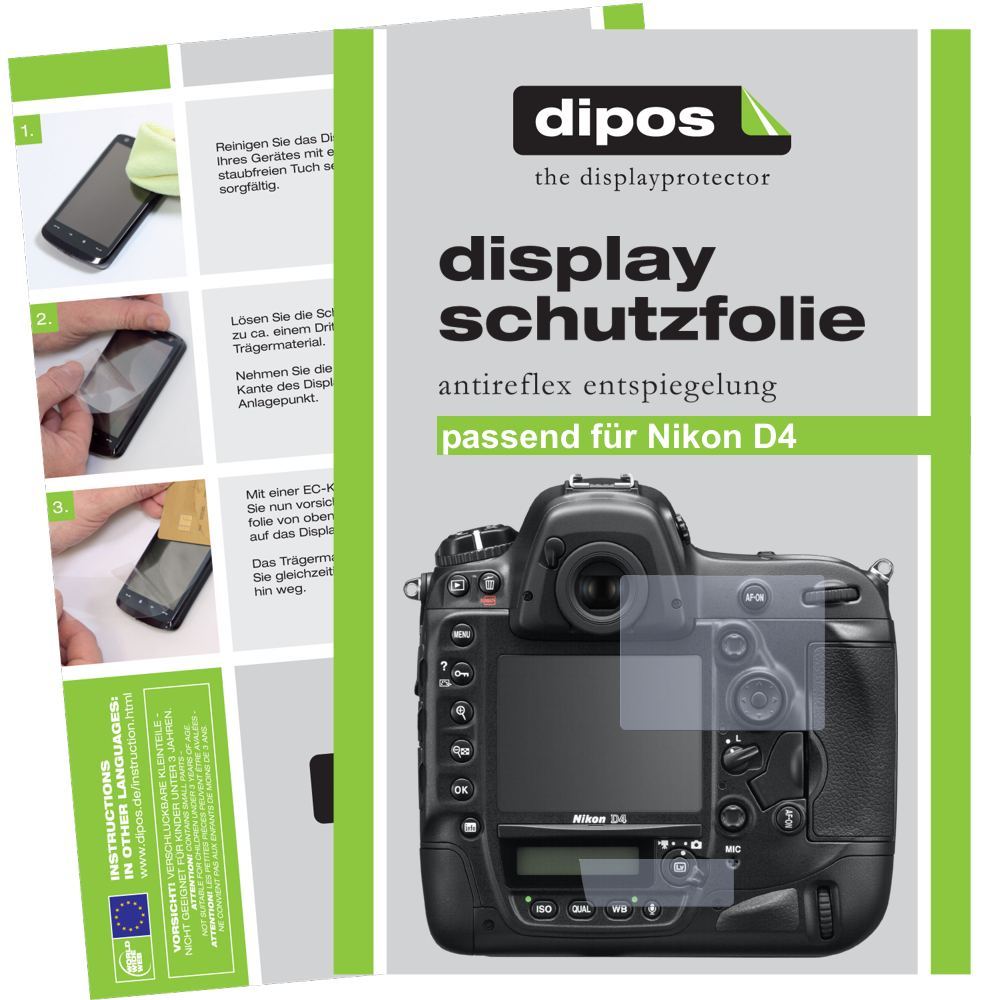 6x Schutzfolie matt für D4s Nikon Display-Schutzfo (1)