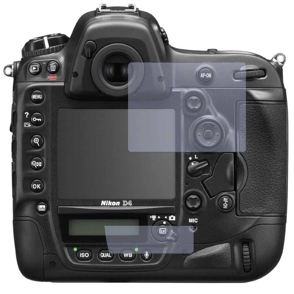 6x Schutzfolie matt für D4s Nikon Display-Schutzfo (3)