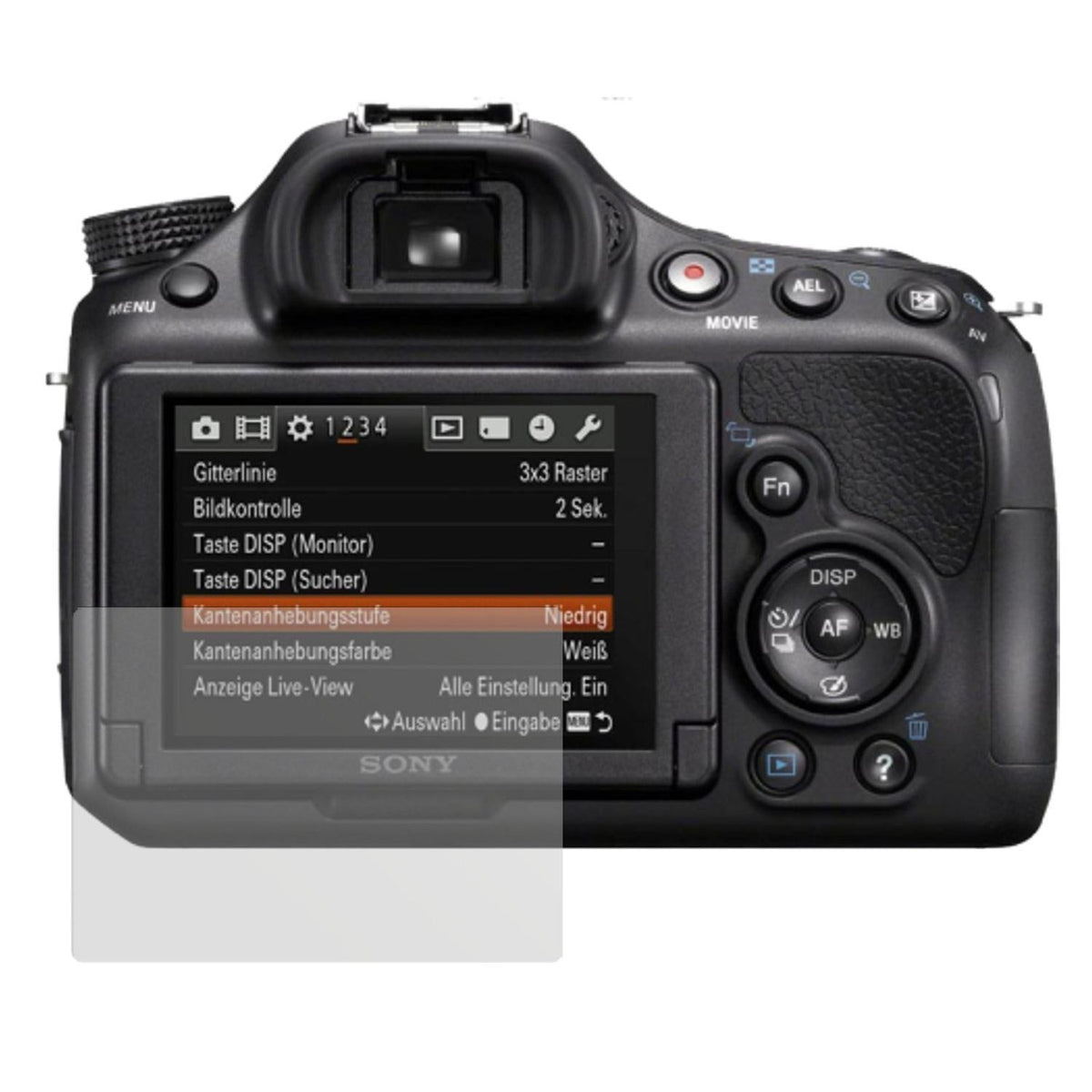 6x Schutzfolie matt für Alpha 58 Sony Display-Schu (2)