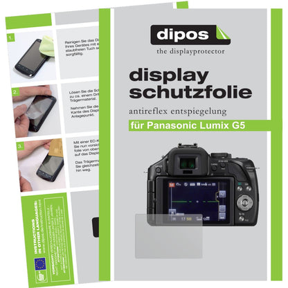 6x Schutzfolie matt für Lumix G5 Panasonic Display (1)