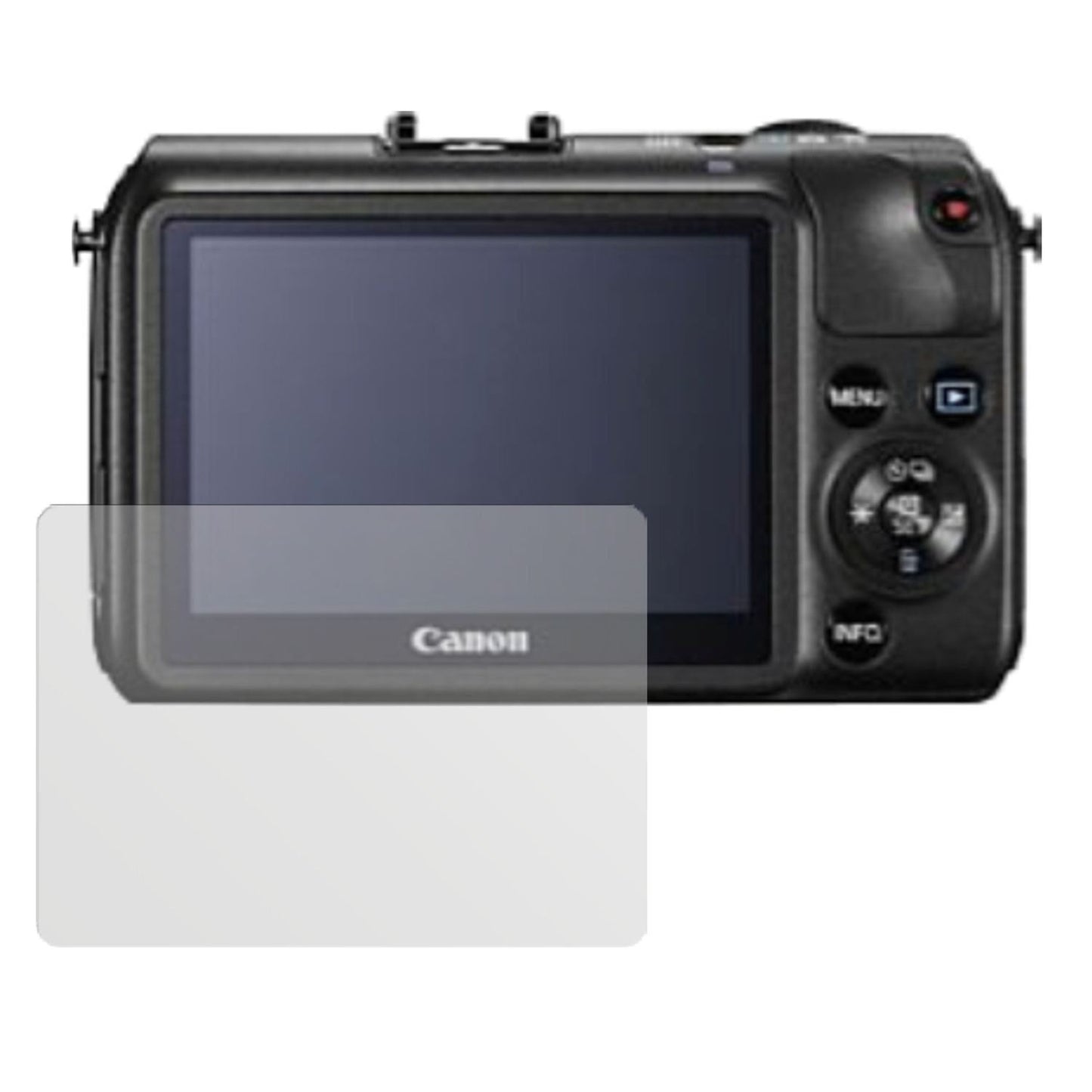 6x Schutzfolie matt für EOS M Canon Display-Schutz (2)