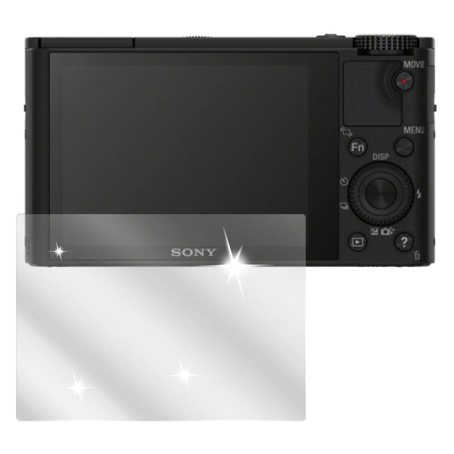 6x Schutzfolie klar für RX 100 / II / III Sony Dis (2)