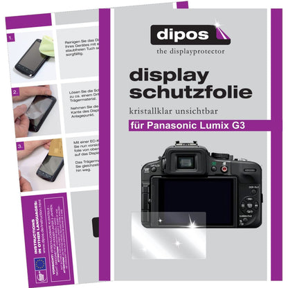6x Schutzfolie klar für Lumix G3 Panasonic Display (1)