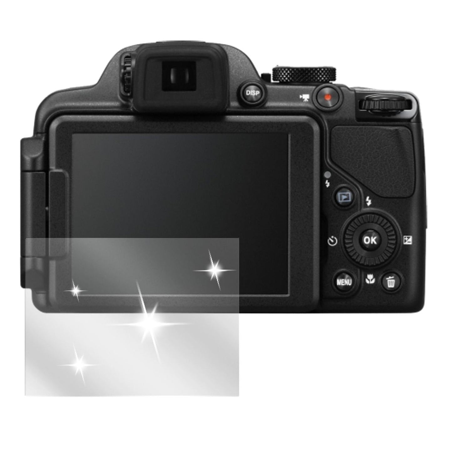 6x Schutzfolie klar für Coolpix P520 Nikon Display (2)