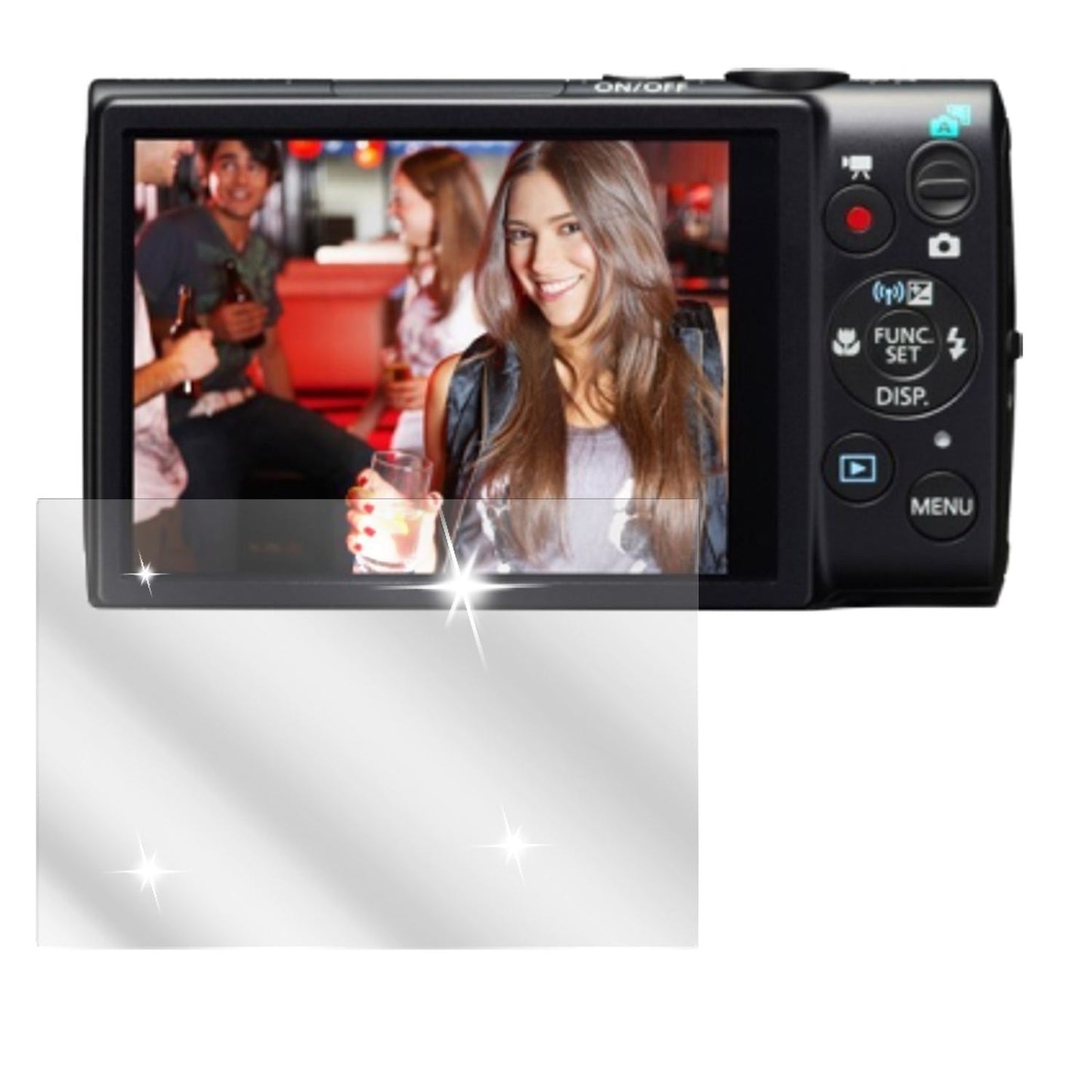 6x Schutzfolie klar für IXUS 255 Canon Display-Sch (2)