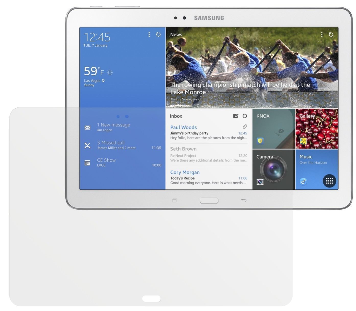 2x Schutzfolie matt für Galaxy Tab Pro 10.1 Samsun (2)