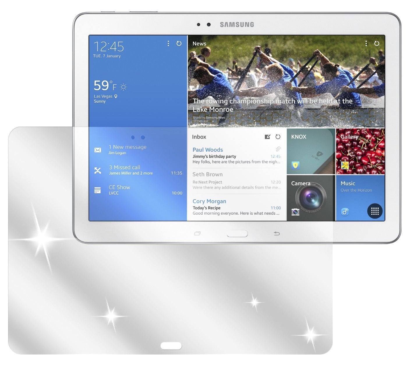 2x Schutzfolie klar für Galaxy Tab Pro 10.1 Samsun (2)