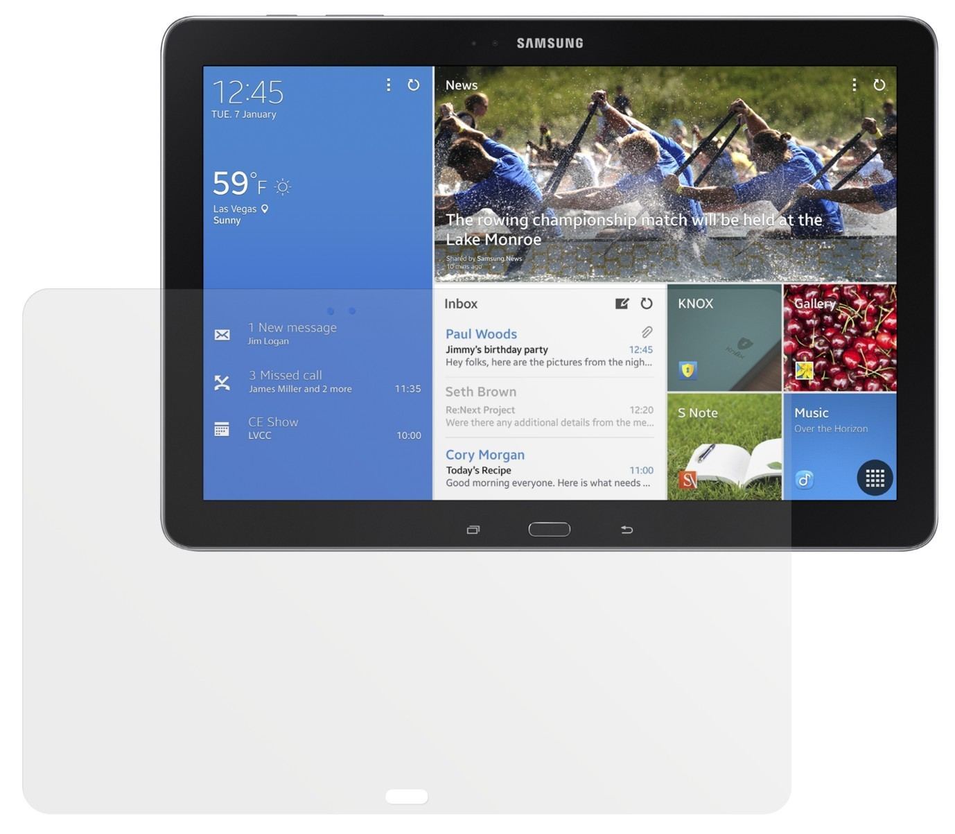 2x Schutzfolie matt für Galaxy Tab Pro 12.2 Samsun (2)