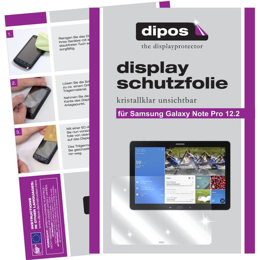2x Schutzfolie klar für Galaxy Note Pro 12.2 Samsu (1)