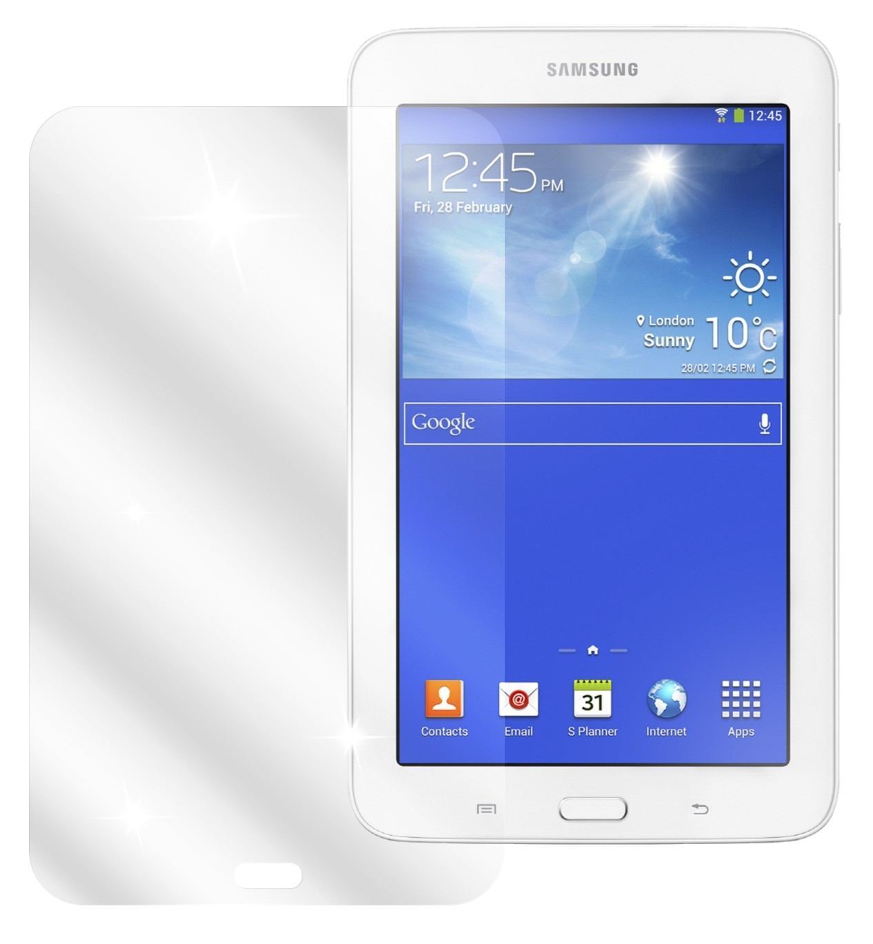 2x Schutzfolie klar für Galaxy Tab 3 Lite 7.0 T110 (2)